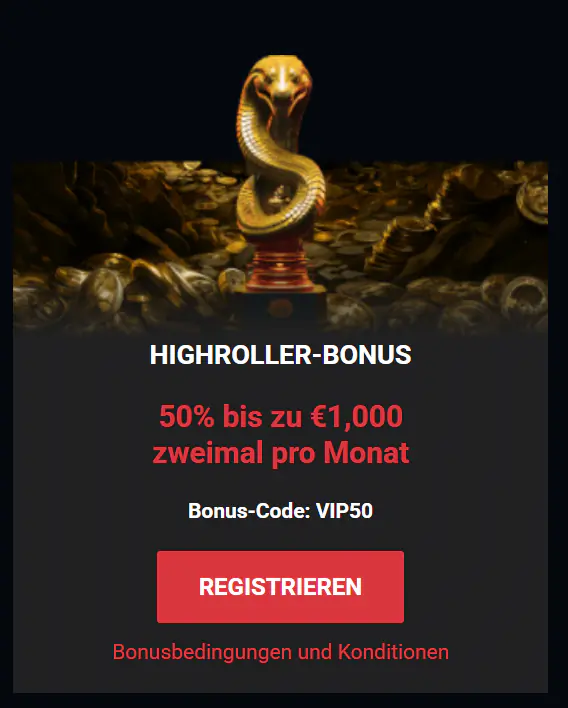 High Roller Bonuses