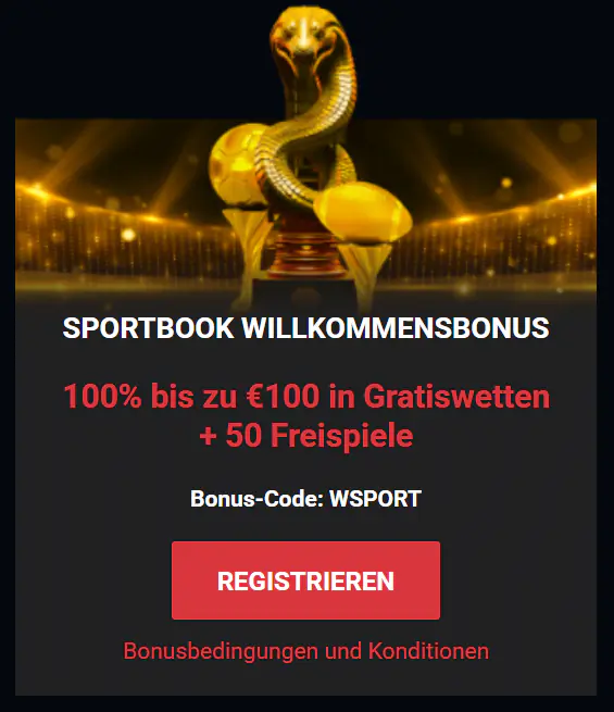 Sportbook Willkommensbonus