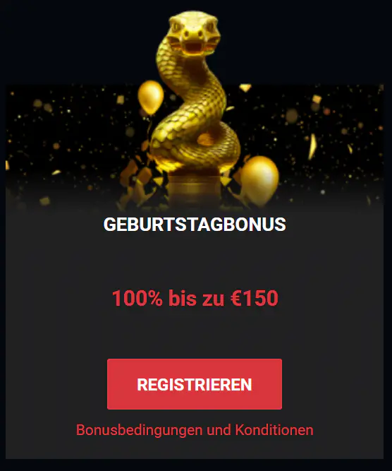 Geburtstags-Bonus