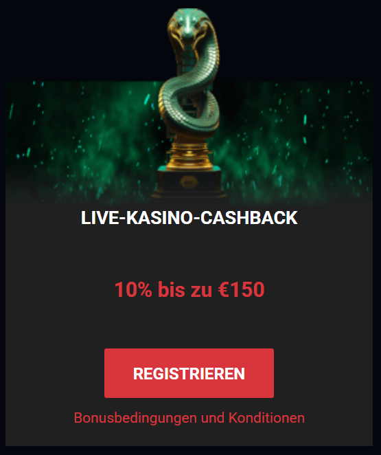 Live-Kasino-Cashback