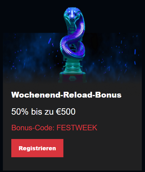Wochenend-Reload-Boni